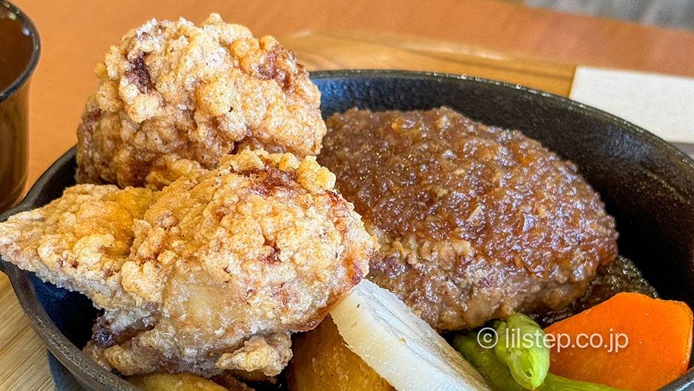 頑固おやじのジンジャーソースがけのハンバーグ